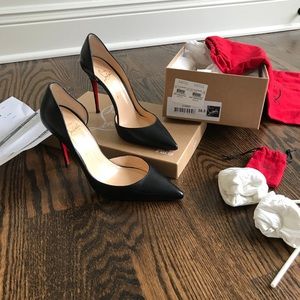 Christian Louboutin Iriza black heels 38.5